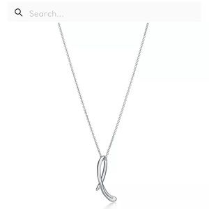 Tiffany Co Initial Necklace 
